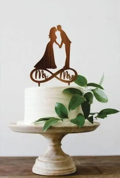Topo de Bolo Casamento Arquivo de Corte