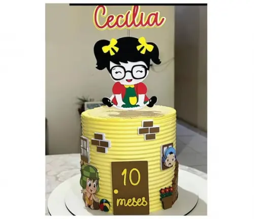 Topo de Bolo Chiquinha Baby
