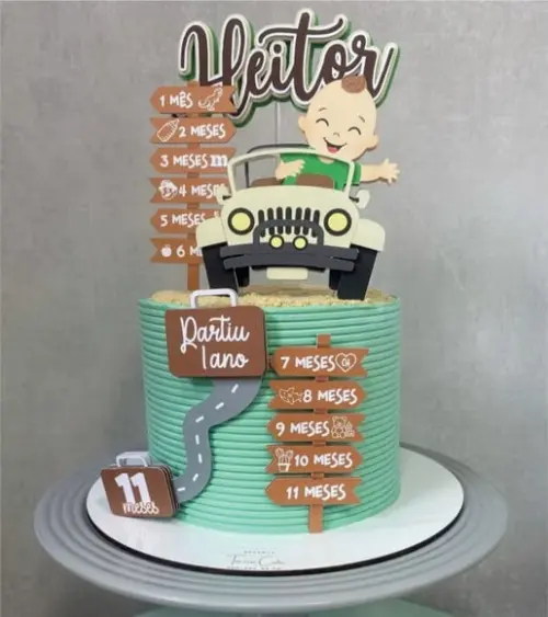 Topo de Bolo Conclusão de Mesversário