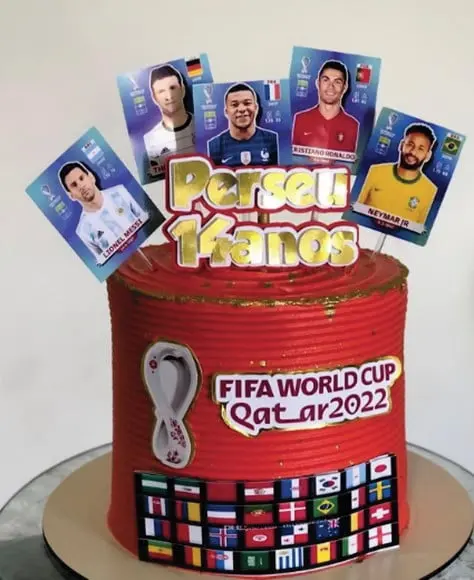 Topo de Bolo Copa 2022 Arquivo de Corte