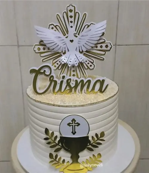 Topo de Bolo Crisma