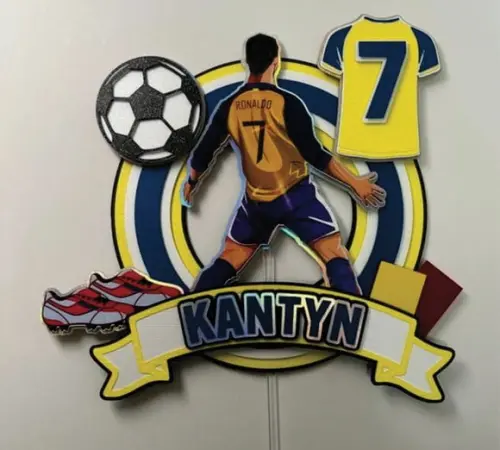 Topo de Bolo Cristiano Ronaldo Al Nassar