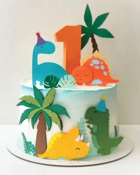 Topo de Bolo Dino Arquivo de Corte