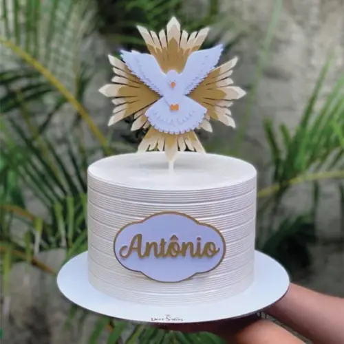 Topo de Bolo Divino Espirito Santo
