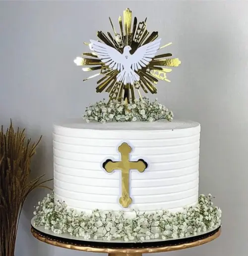 Topo de Bolo Divino Espirito Santo