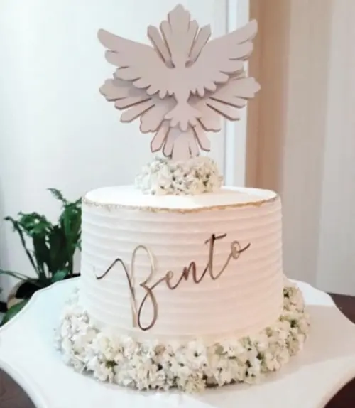 Topo de Bolo Divino Espirito Santo