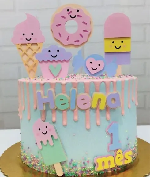 Topo de Bolo Doces e Guloseimas Arquivo de Corte