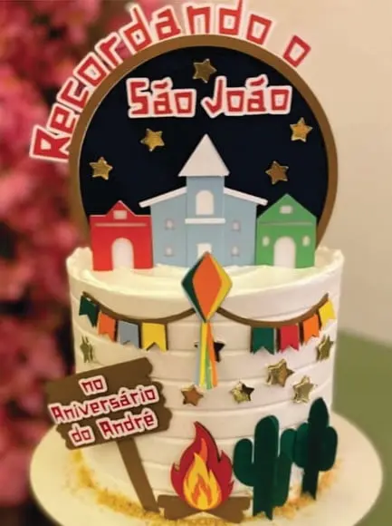 Topo de Bolo Festa de São João