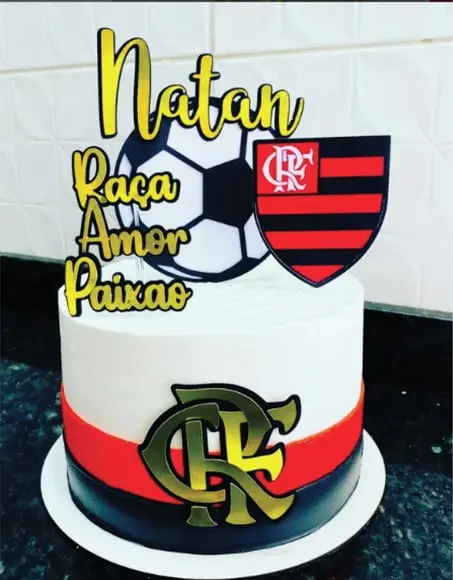 Topo de Bolo Flamengo