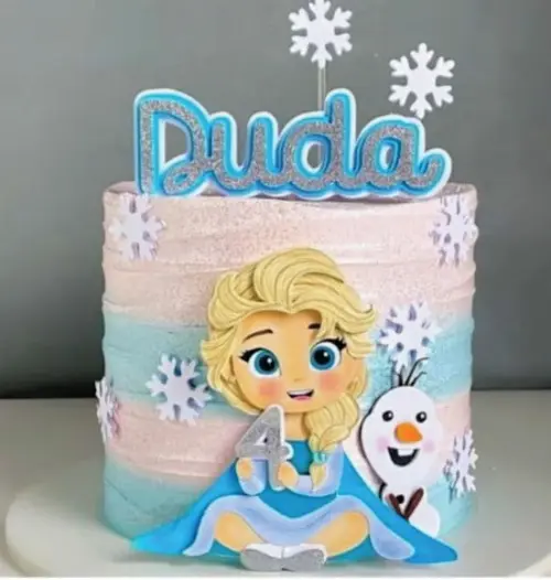 Topo de Bolo Frozen