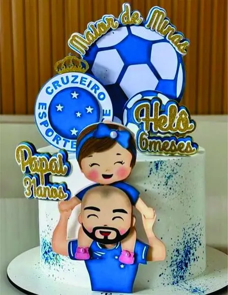 Topo de Bolo Futebol