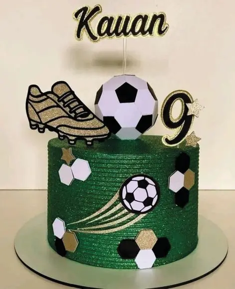 Topo de Bolo Futebol