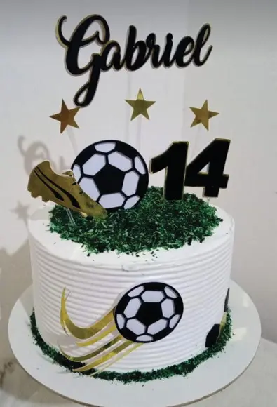 Topo de Bolo Futebol