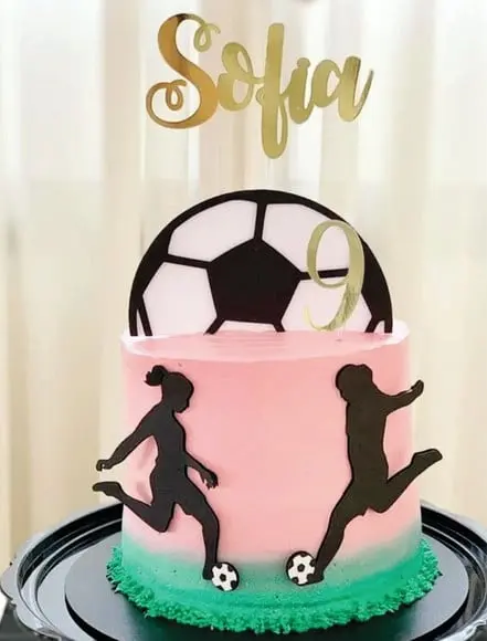 Topo de Bolo Futebol Arquivo de Corte