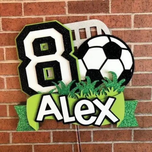 Topo de Bolo Futebol Arquivo de Corte