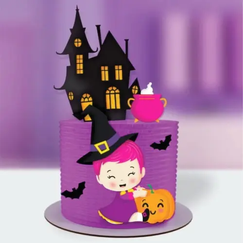 Topo de Bolo Halloween