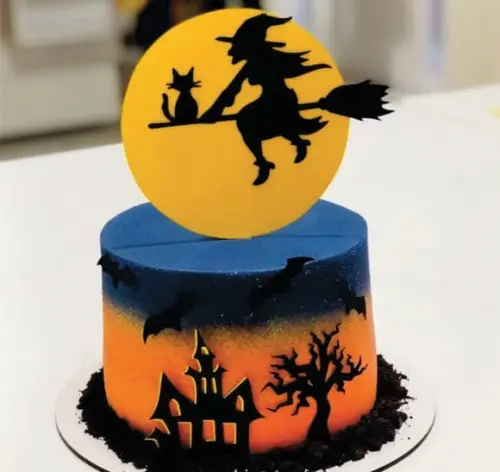 Topo de Bolo Halloween Arquivo de Corte
