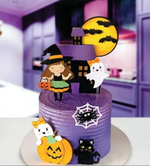 Topo de Bolo Halloween Arquivo de Corte