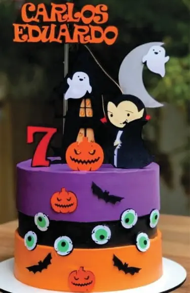 Topo de Bolo Halloween Arquivo de Corte
