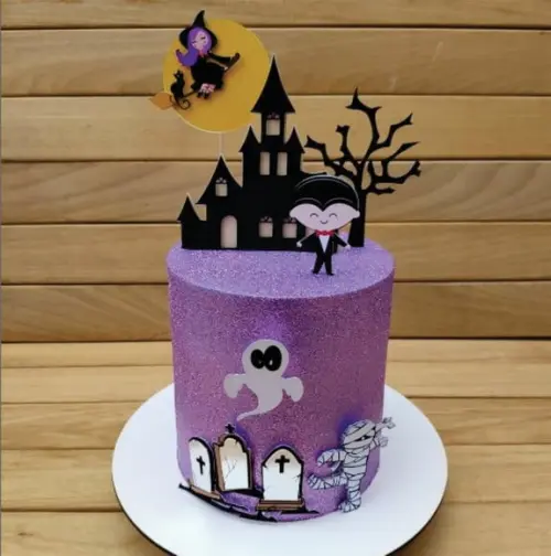 Topo de Bolo Halloween Arquivo de Corte