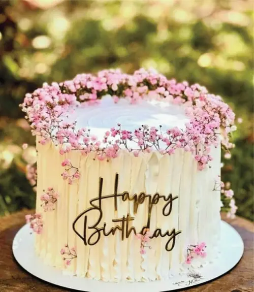 Topo de Bolo Happy Birthday