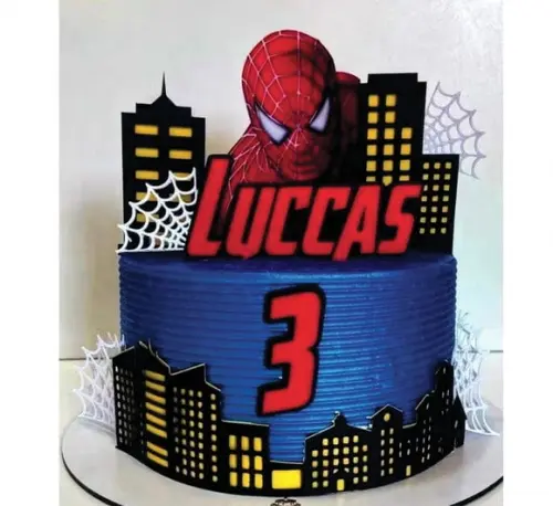 Topo de Bolo Homem Aranha