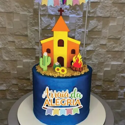 Topo de Bolo Junino Festa Junina Arquivo de Corte
