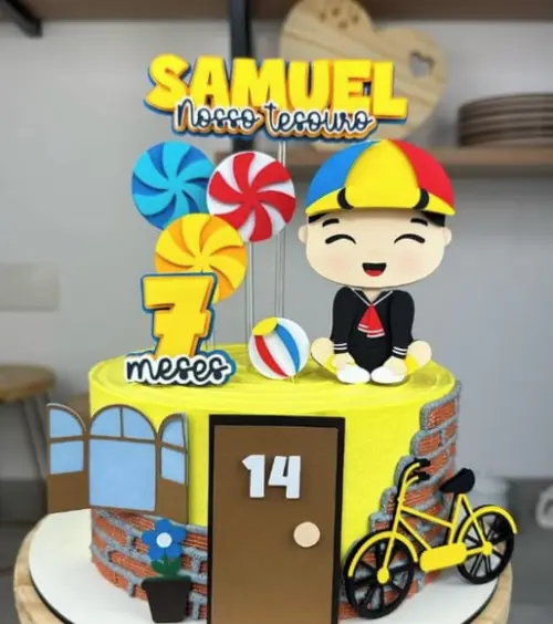 Topo de Bolo Kiko Baby