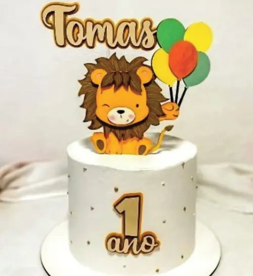 Topo de Bolo Leãozinho