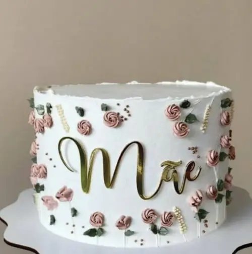 Topo de Bolo Mãe