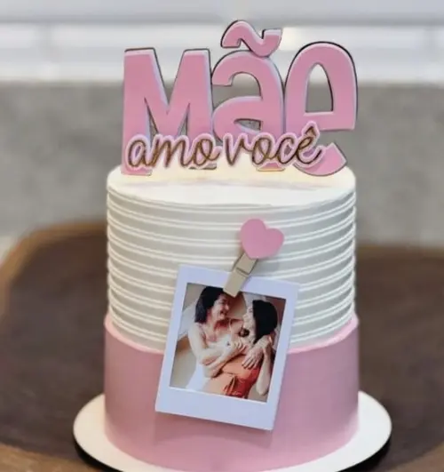 Topo de Bolo Mãe