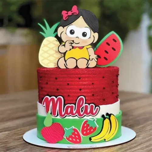 Topo de Bolo Magali