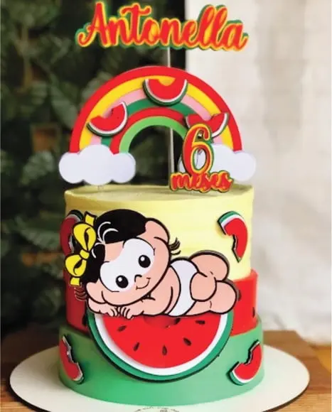 Topo de Bolo Magali Baby