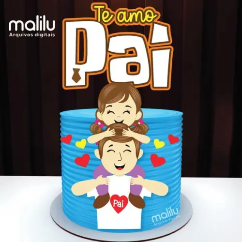 Topo de Bolo Melhor Pai do Mundo