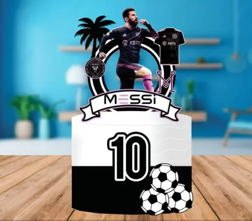 Topo de Bolo Messi Inter Miami