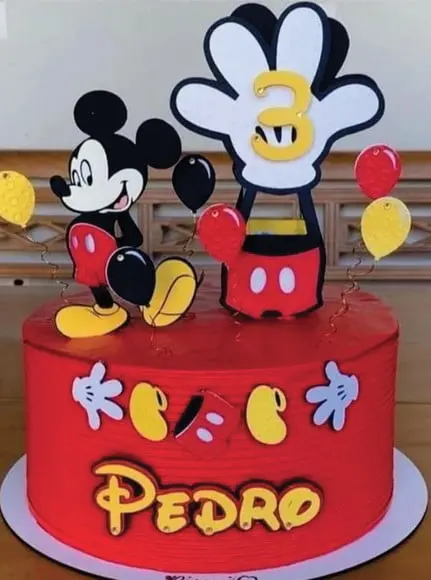 Topo de Bolo Mickey