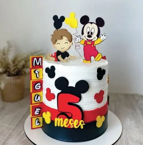 Topo de Bolo Mickey Baby