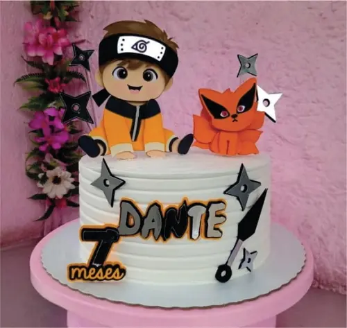 Topo de Bolo Naruto Baby