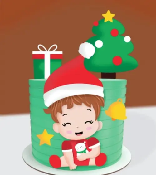 Topo de Bolo Natal