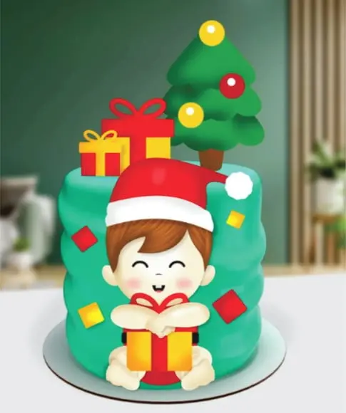 Topo de Bolo Natal