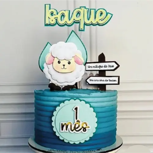 Topo de Bolo Ovelhinha