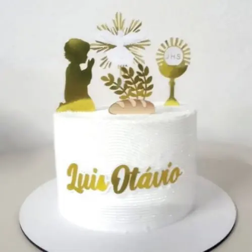 Topo de Bolo Primeira Eucaristia