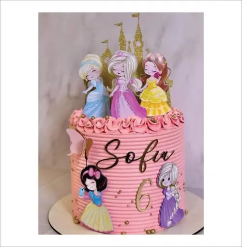 Topo de Bolo Princesas