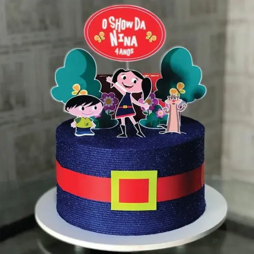 Topo de Bolo Show da Luna