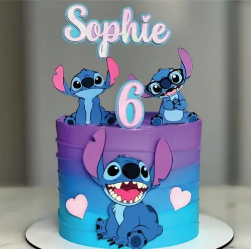 Topo de Bolo Stitch