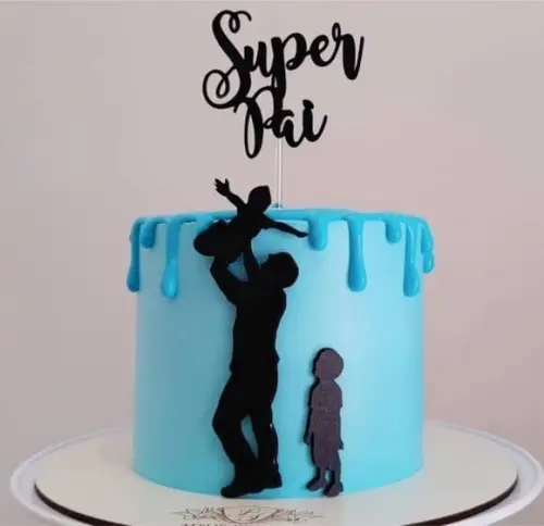 Topo de Bolo Super Pai