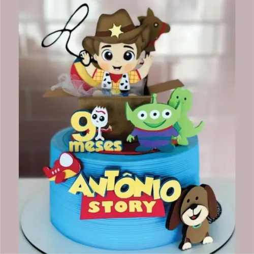 Topo de Bolo Toy Story Arquivo de Corte