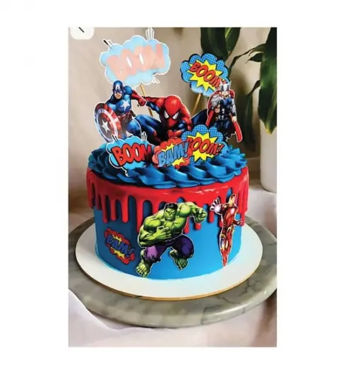Topo de Bolo Vingadores