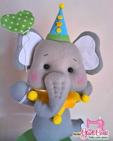 Personagens Animais Circo 20 cm