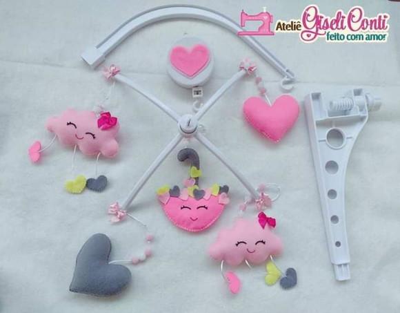 Mobile Musical Chuva de Amor